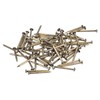 sourcing map 160 Pcs Small Tiny Nails 1.2mmx15mm(DXL) Tiny Brass