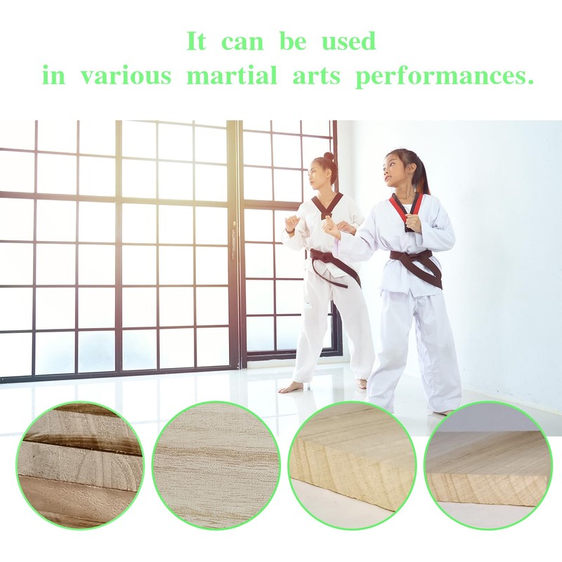 TDIAVH 12pcs Taekwondo Karate Breaking Boards,9mm Thicknesses Breaking Boards Martial