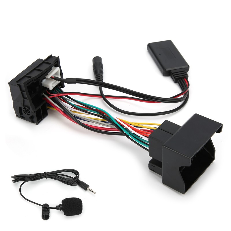 12Pin Bluetooth AUX-IN Cable Stereo Audio Adapter with Microphone Fit