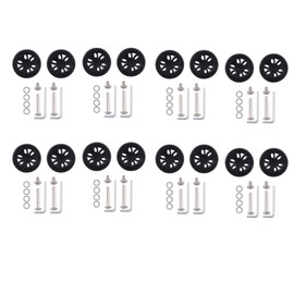 8 Set 50x12mm Luggage Wheels Replacement Wear PU Caster Suitcase Replacement Wheels Luggage Replacement Wheels