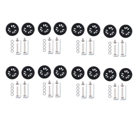 8 Set 50x12mm Luggage Wheels Replacement Wear PU Caster Suitcase Replacement Wheels Luggage Replacement Wheels