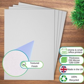 A5 Recycled White Card 180gsm 100 Sheets by BCreative ®