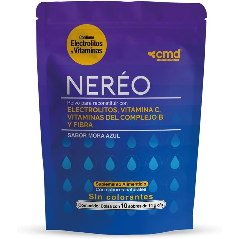 CMD - NERÉO - Electrolitos en Polvo con Vitamina C,