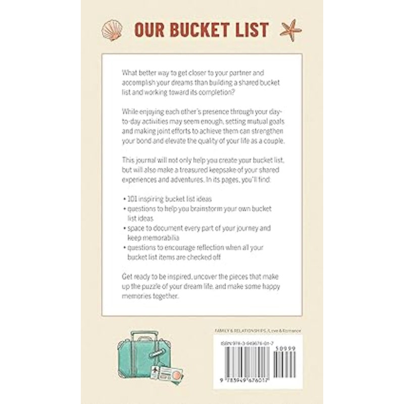 N/A Our Bucket List Couples Journal – Dream Life Planner