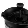 Bodum Insulated 11102-01s Piston Cup with Hinged Lid, 0.35 Litre, Black,