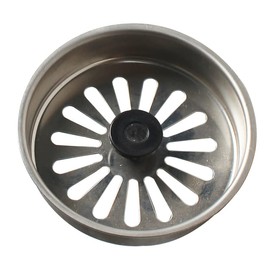 Stainless Steel Sink Trash Can,Φ7.8CM*1.8CM Junk Filtering,Stainless Steel Drain Filter,qs145c002