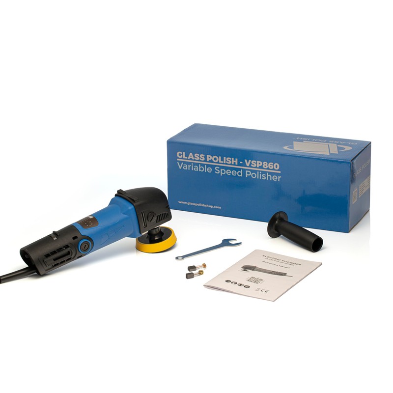 Glass Polish VSP860 Rotary Polishing Machine, Variable Speed Rotary Polisher