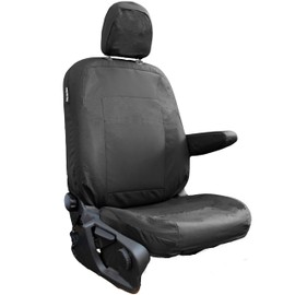 To fit: Ford Transit Custom Driver Seat Cover | 2024 Onwards | Tailored Driver Seat Cover | Waterproof, Heavy Duty, Durable Easy to 2025 [WILL NOT FIT: Pre 2023 Ford Transit Custom]