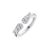 Engelsrufer ERR-LILWING-ZI Women's Ring 925 Sterling Silver with Angel Wings