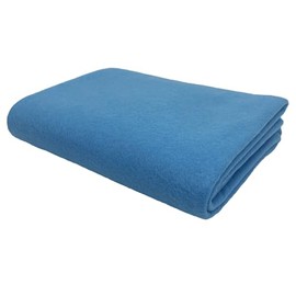 EDGEAM Craft Felt 100 x 90 cm Felt Fabric 1.4 mm Thick Felt for Crafts Polyester Felt Fabric for Handmade DIY Sewing Project Patchwork Decorations (Light Blue, 100 cm x 90 cm)