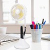1Pc Mini Desktop Fan with Rechargeable USB and Table Night