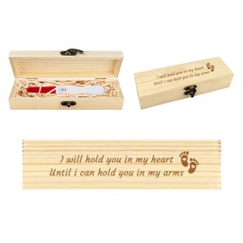 FREEBLOSS Pregnancy Annoucement Pregnancy Test Keepsake Box Baby Reveal to Husband Baby Reveal for Husband, "I Will Hold You" Style