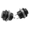 2pc Black Momentary Push Button Switches – 12v 5A Push