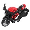 Alloy Motorcycle Model High Simulation Cool Sound Light Pull Back