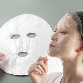 100 Sheets of Face Vinyl Mask Pack, Moisturizing Cover Mask Wrap Vinyl Pack 10ea