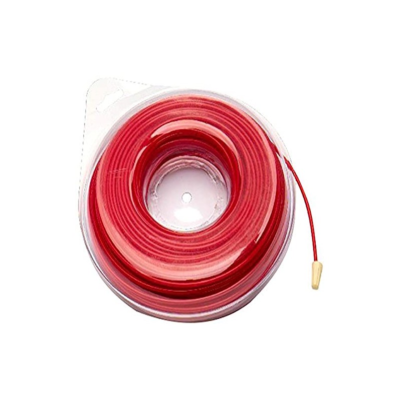 Merriway BH04570 Heavy Duty Trimmer Line - Red, 3.0 mm