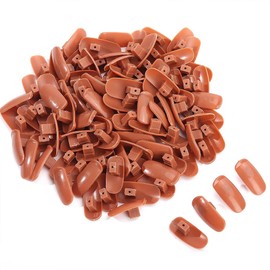 AKOAK 100 Pcs Acrylic Nail Practice Fingers, Replacement Patch Head, Flexible Nail Training Fake Nail Head Hand Practice Fake Nail Hand Nail Display Nail Supplies DIY Nail practice