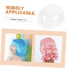 Healeved 6 Pcs Dome Shape Wig Display Stands Versatile Hat