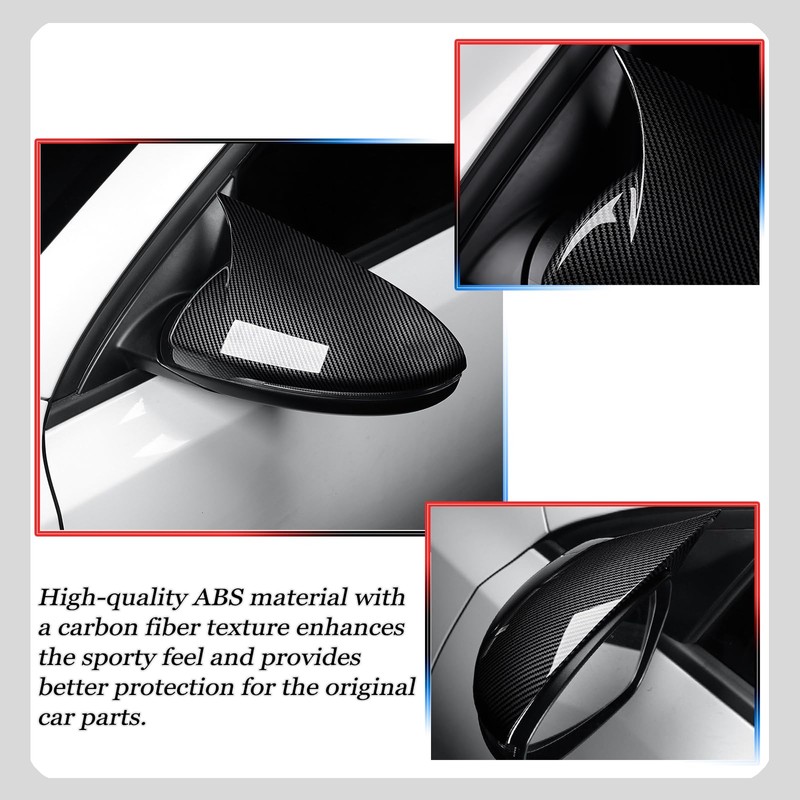 MXkanos Side Mirror Cover, for Kia Forte 2019 2020 2021