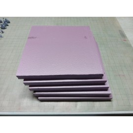 owens corning 12 solid pieces of 1" thick 12" x 12" XPS Foam for Modeling - FREE SHIPPING