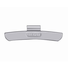 Ammco LHFE Coated Steel 2.25oz. Clip-On Wheel Weight, 25/Box