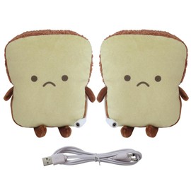 USB Hand Warmers Cute USB Heating Gloves Half Wearable Fingerless 5V USB Powered Heated Hand Warmer Gloves for Women and Children Winter Fashion (Yellow) (D) by Acupress