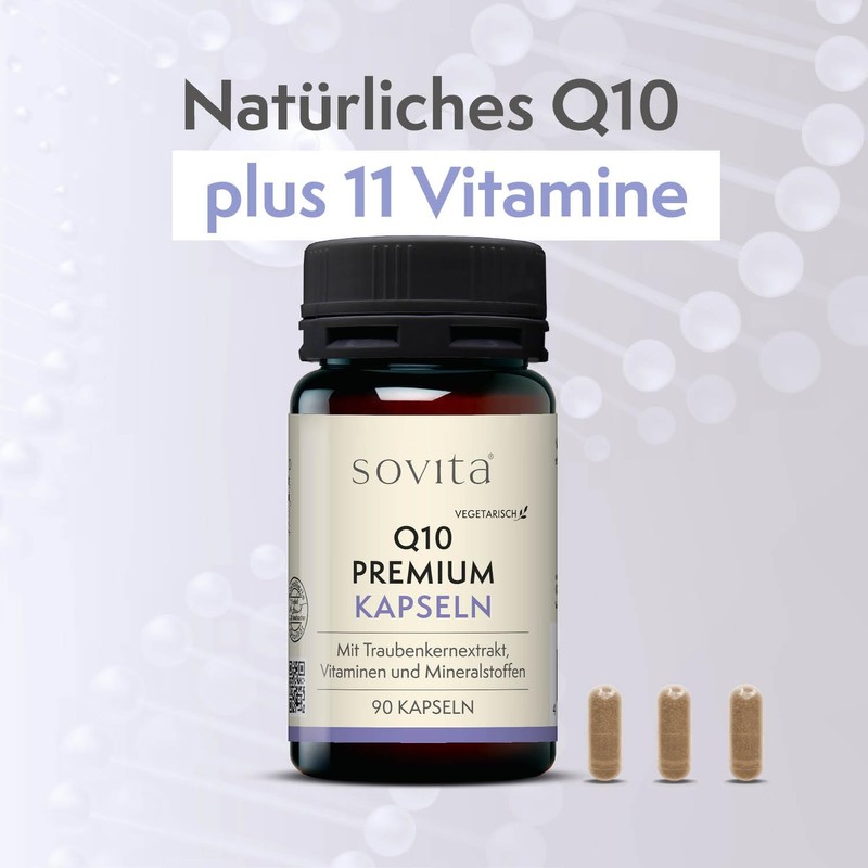sovita Q10 Premium Capsules | Dietary Supplement | 60 Capsules
