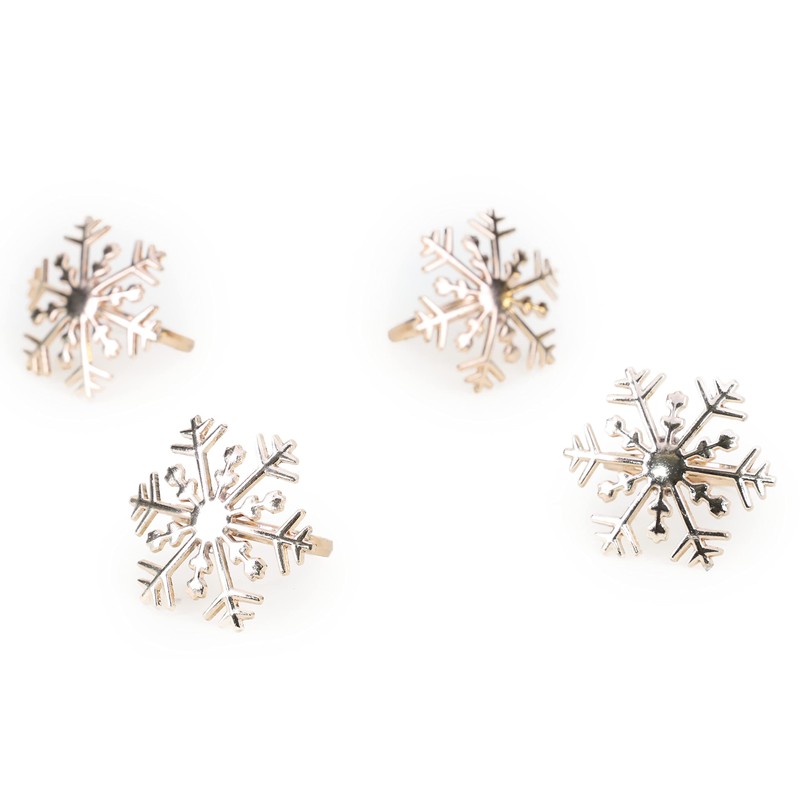 Christmas Concepts® Set of 4 Gold Napkin Rings – Luxury