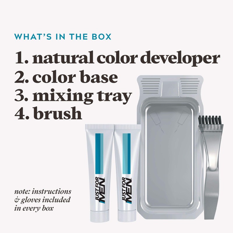 JUST FOR MEN Color Gel Mustache, Beard & Sideburns 115