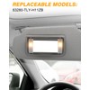 FZPJJNB Left Driver Side Sun Visor Fits for Honda CRV
