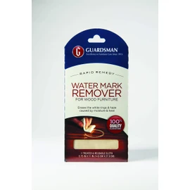 Guardsman Reusable Water Mark Remover Cloth | Wood Cleaner for White Rings & Haze Caused By Moisture and Heat, 1 Count