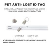 kcrygogo Leather Dog Collar Bell with Quick-Release Snap Buttons Training