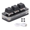 3 Key Mini Keypad Industrial USB Customized Blue Switch Programmable
