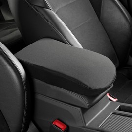 RAKSONIC Upgrade Car Console Armrest Pad,Car Armrest Cushion with Comfortable Memory Foam,Premium Material Car Armrest Cover,Universal Car Center Console Pillow,Car Accessories(Black1)