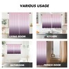 Pink Purple Curtains 42" W x 63" L Ombre Bright