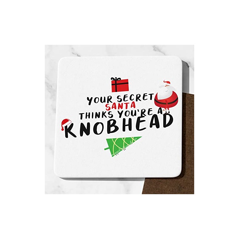 Secret santa gift, Secret Santa under 5 Five Coaster Funny