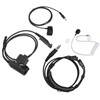 Throat Mic Headset 7.1mm Plug with PTT Adapter Push to