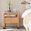 BTSD-home Adjustable Bed Risers 1 or 2 Inch Heavy Duty