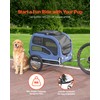 VEVOR Dog Bike Trailer, Supports up to 100 lbs, Pet