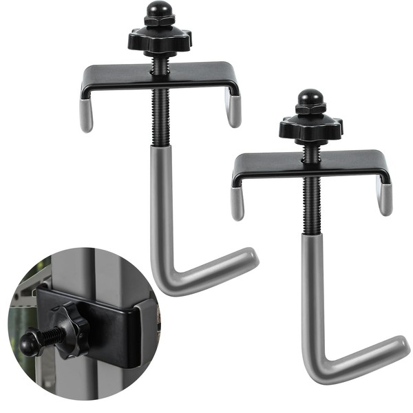 2 Pack Metal J-Hook for Attach Climbing Stick, Rustproof Hunting