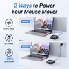 MEKASS Mouse Jiggler Uandetectable With Timer, Ultra-Silent Mouse Mover Device
