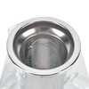 Tomotato Glass Teapot with Removable Stainless Steel Infuser, Heat-Resistant Clear