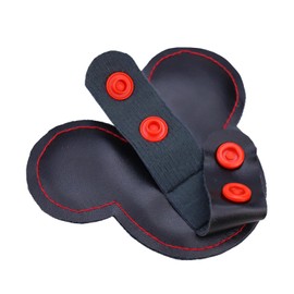 welsoon 2Pcs Mouse Ear Holder for Backpack Bag Mouse Ear Strap Headband Holder Trip Accessories for Hanging Mouse Ear, Black, Small