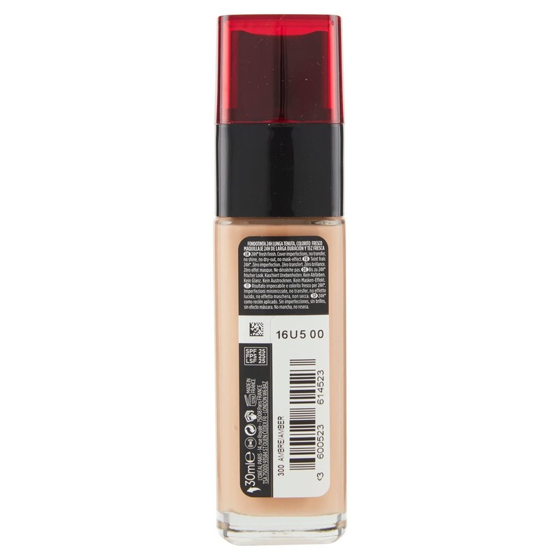 L'Oreal Infaillible24H Fresh Wear Foundation SPF18 30ml #300 Ambre/Amber Inter