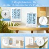 Geevon Digital Hygrometer Thermometer Wireless Thermometer with Outdoor Sensor Room