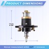JXJKCZ Mower Spindle Assembly Replaces Hustler 350595 Compatible with Super