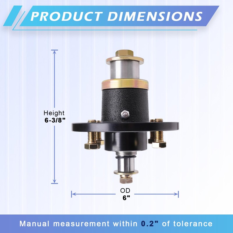 JXJKCZ Mower Spindle Assembly Replaces Hustler 350595 Compatible with Super