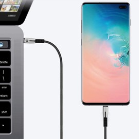 Xtreme 10ft Type-C to Type-C Cable, Works with Compatible Devices: Android Smartphones, Tablets, Laptops Including Apple MacBook, Google Chromebooks, Transmit Files Between Items