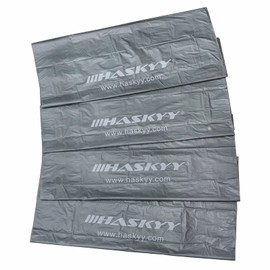 HASKYY Set of Tyre Bags 110 x 110 cm XXL 4 Pieces up to 22 Inches Premium Tyre Protective Bag Set for Tyre Storage, Transport and Storage – Grey