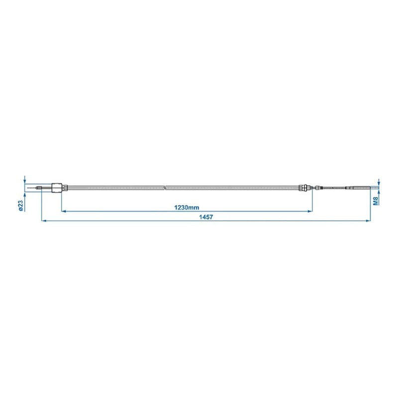 ProPlus Brake Cable 1230/1457 mm Bell Diameter 26 mm Suitable